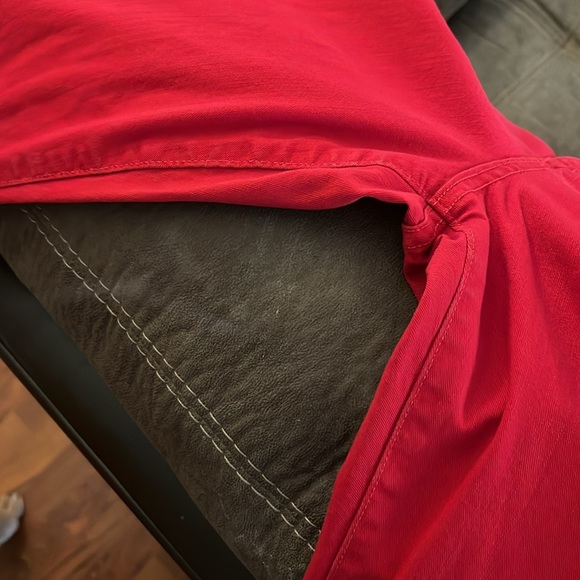 Old Navy Sweetheart Red Denim - Size 16 - Picture 2 of 5